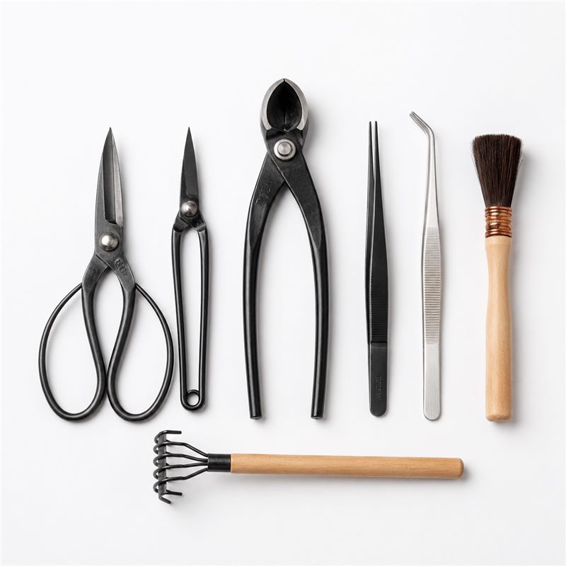 Bonsai Tools Set, 20 Pcs — Beginner Tool Kit