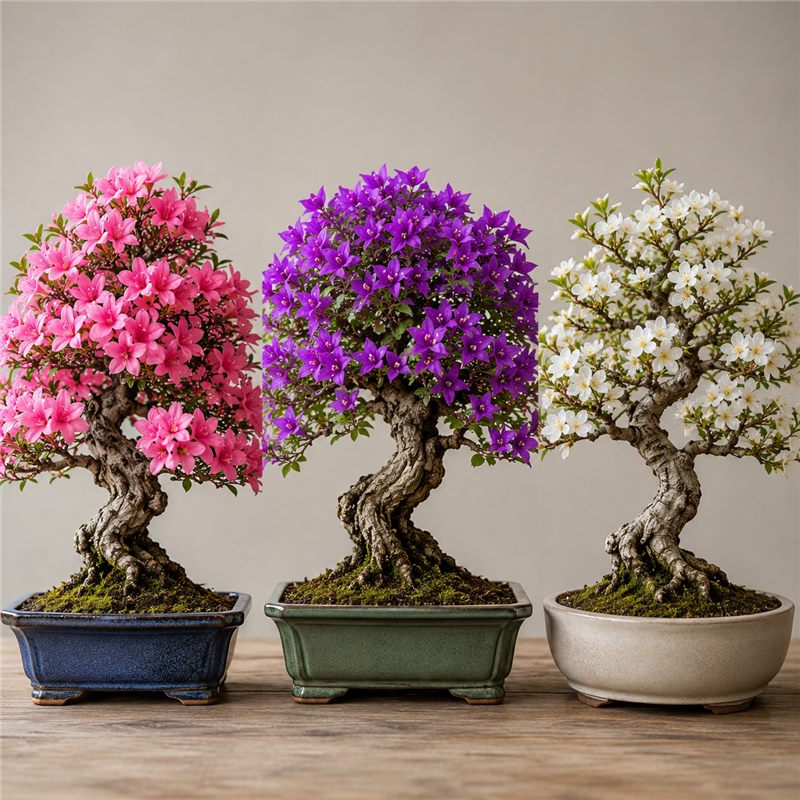 Brussels Small Satsuki Azalea Bonsai Tree